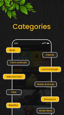 Animal Ringtones android App screenshot 1